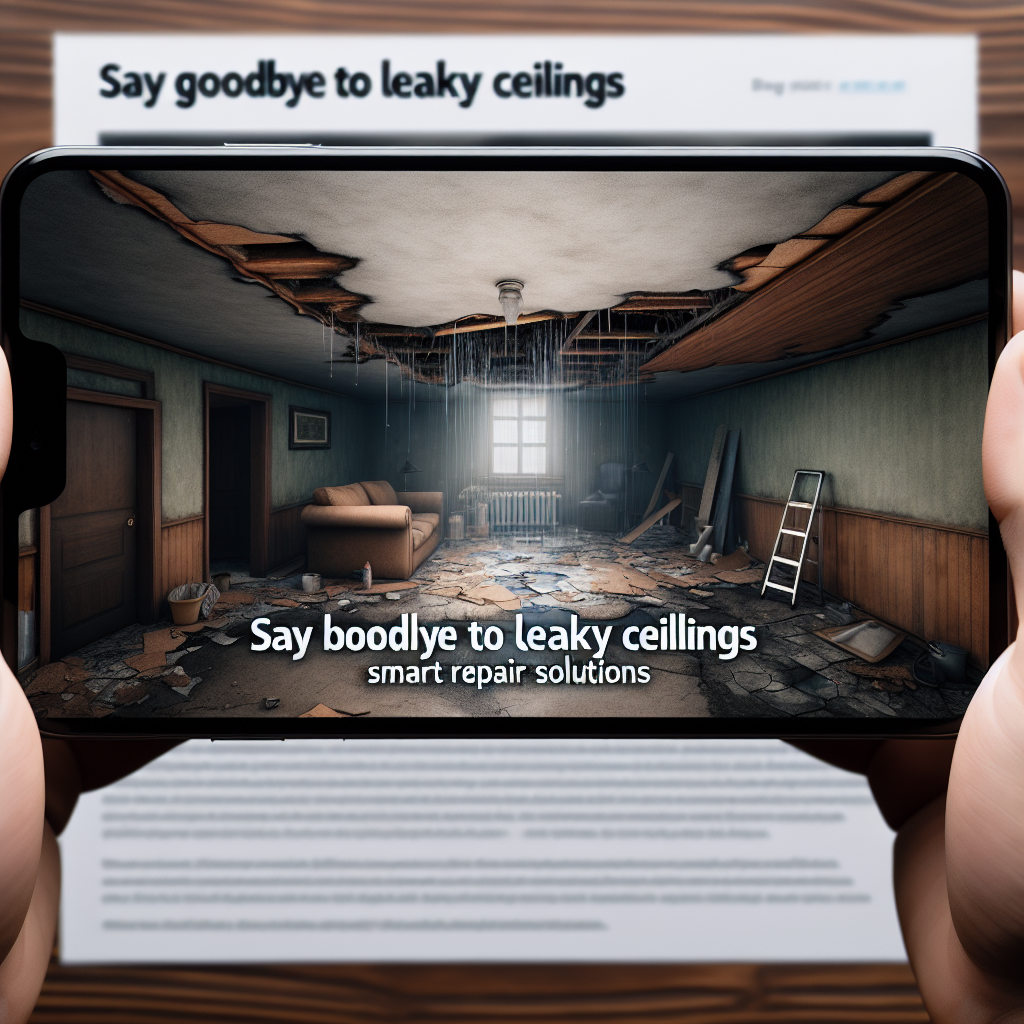 Say Goodbye to Leaky Ceilings with Smart Repair Solutions